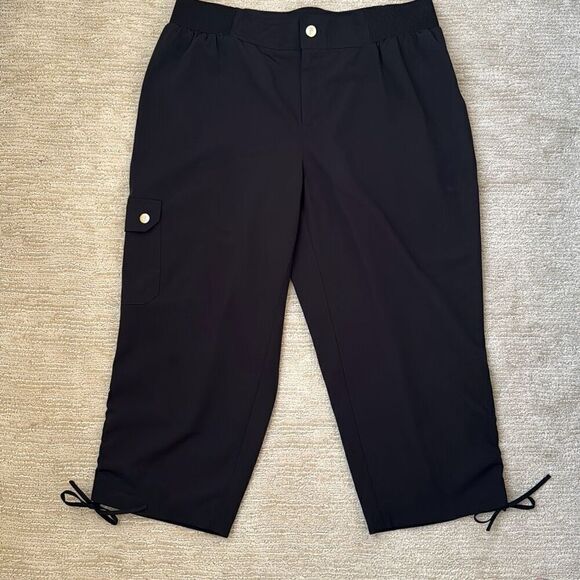 Christopher & Banks Pants - Christopher & Banks Crop Pants, Black, Size 10